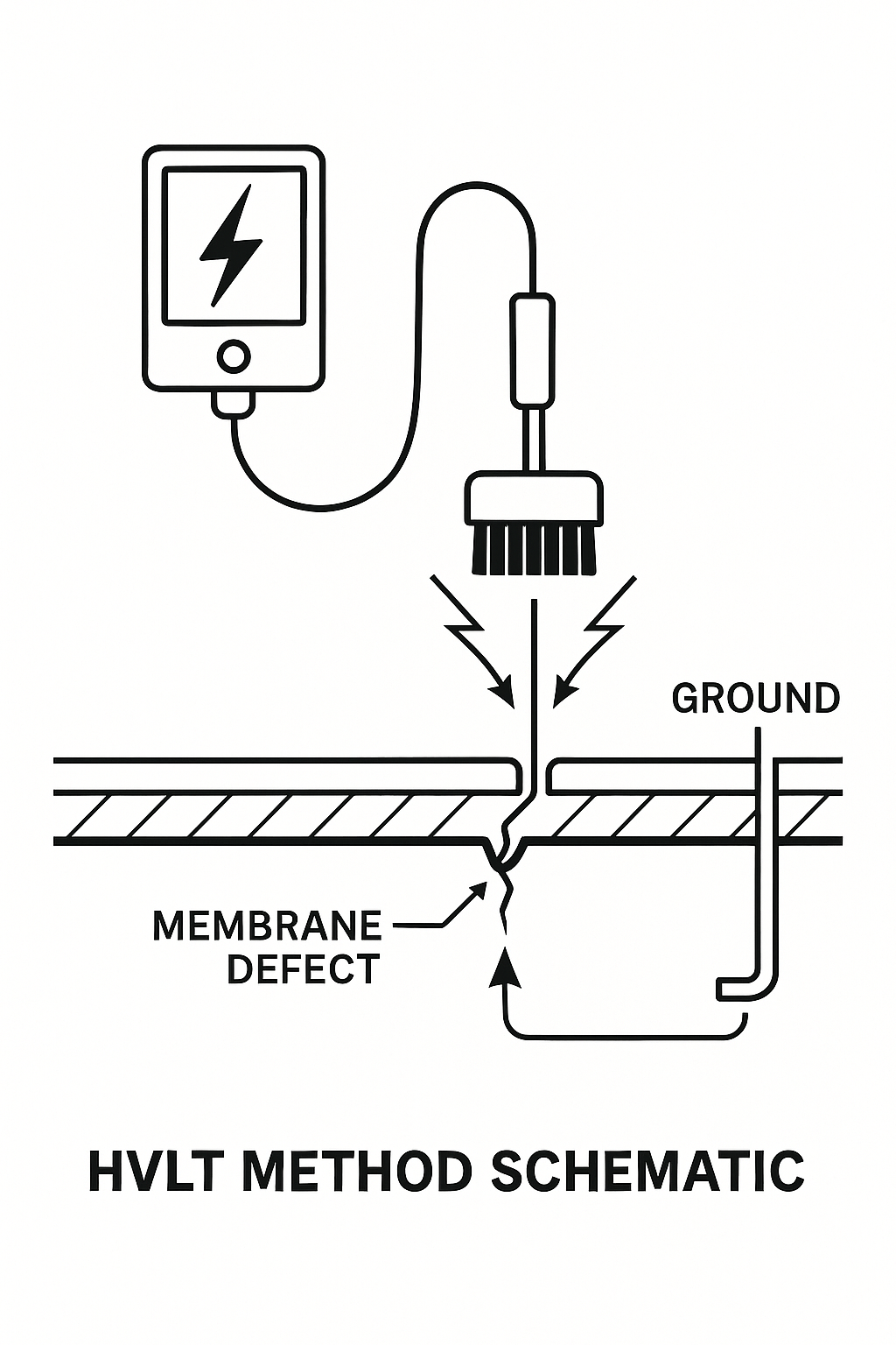 Diagram of HVLT electrical circuit principle
